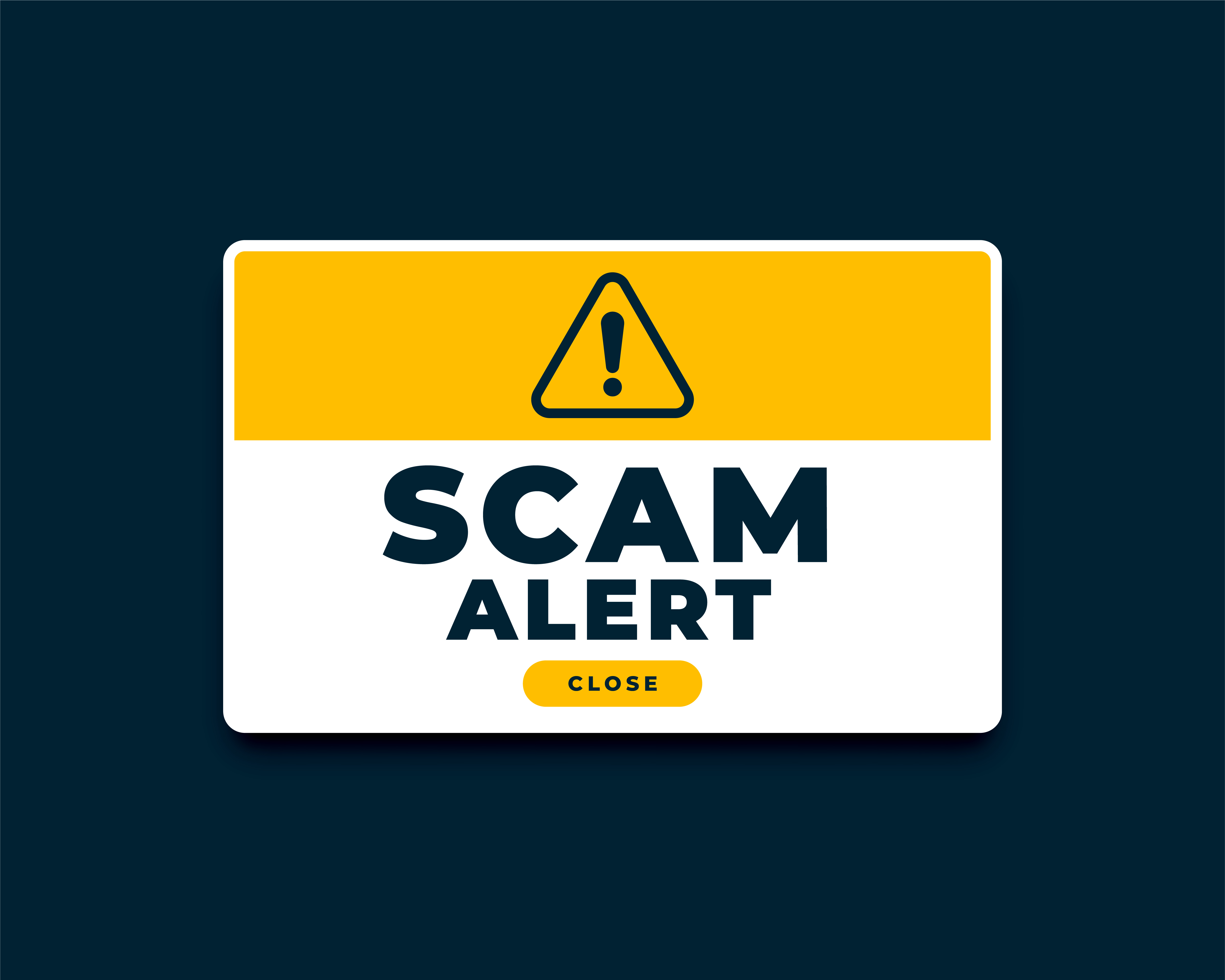 Scam Warning Pop-up